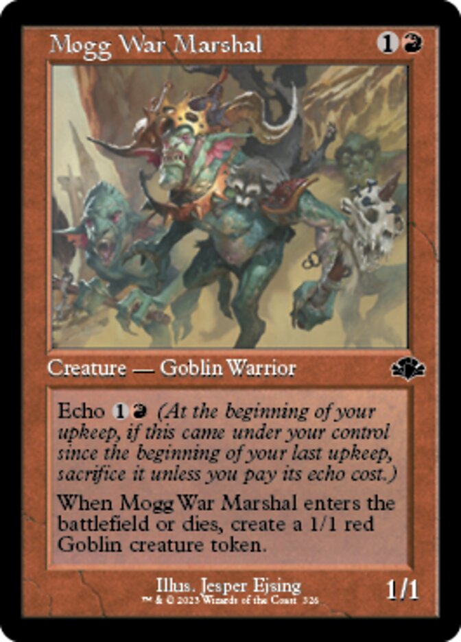 Mogg War Marshal (Retro) [Dominaria Remastered] | Devastation Store