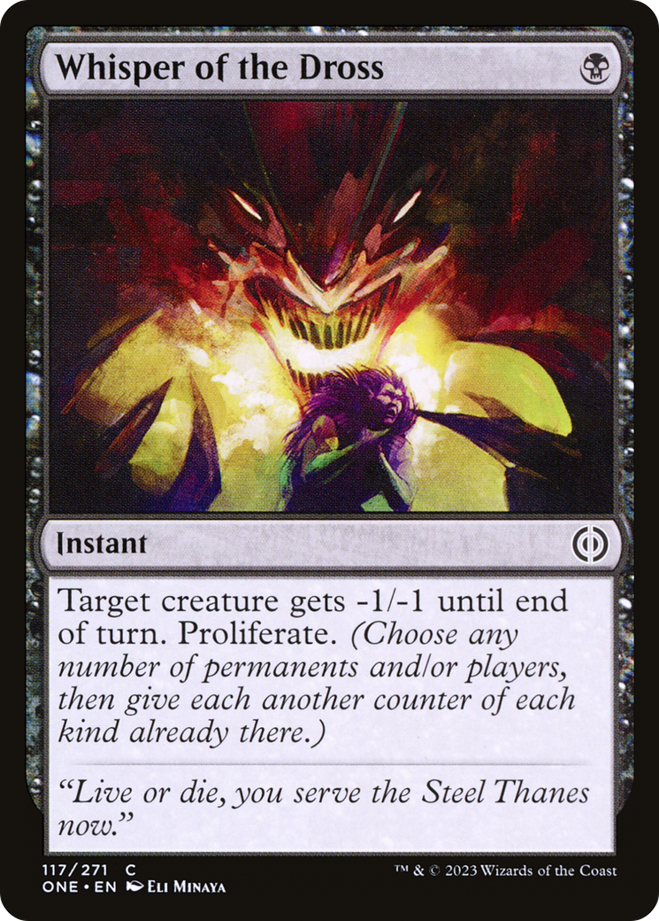 Whisper of the Dross [Phyrexia: All Will Be One] | Devastation Store