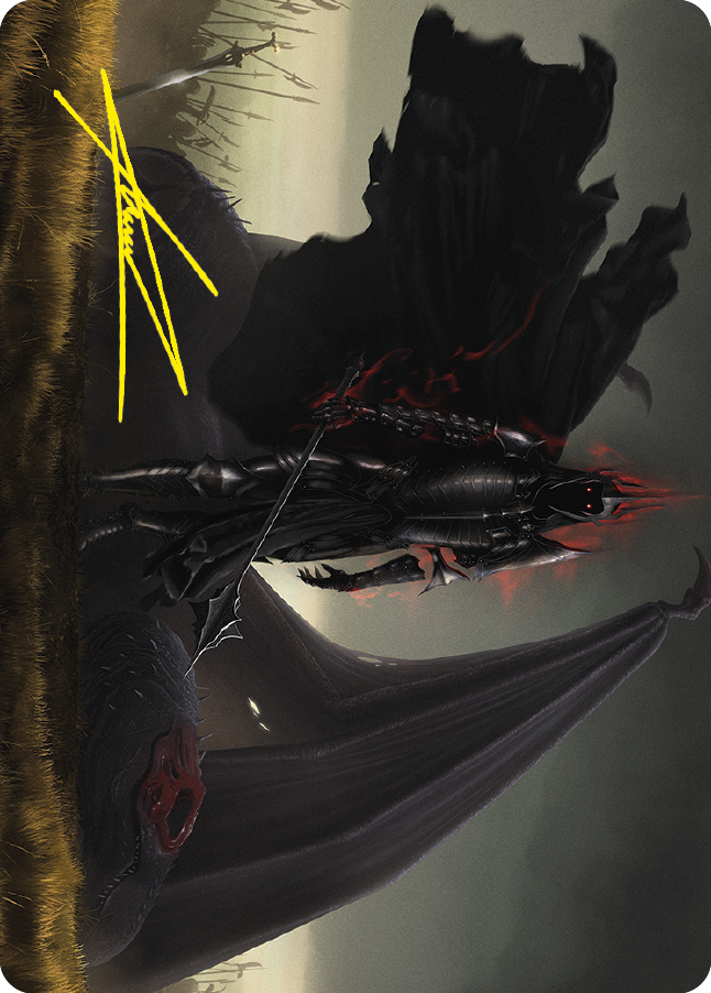 Witch-king of Angmar Art Card (Gold-Stamped Signature) [The Lord of the Rings: Tales of Middle-earth Art Series] | Devastation Store