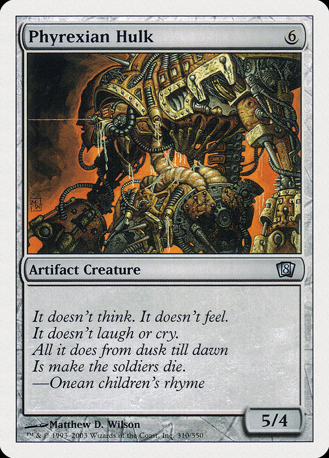Phyrexian Hulk [Eighth Edition] | Devastation Store