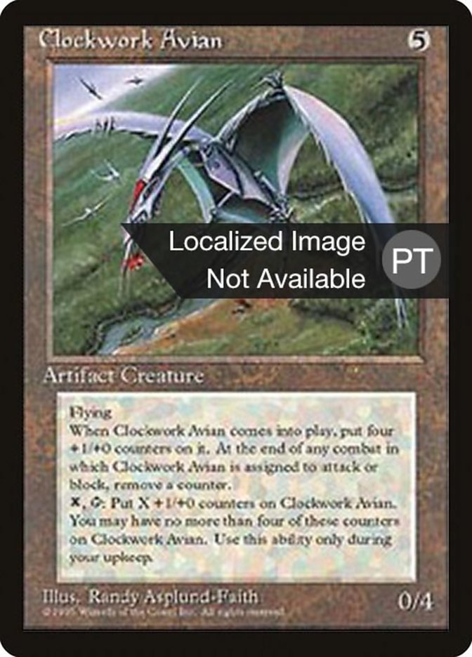 Clockwork Avian [Fourth Edition (Foreign Black Border)] | Devastation Store