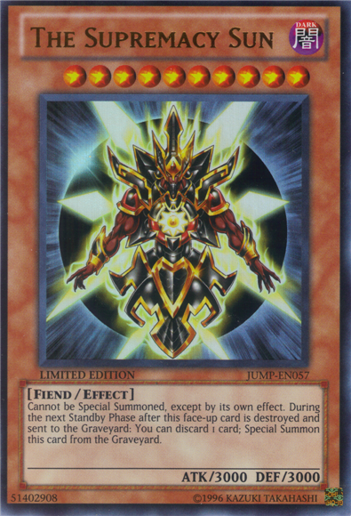 The Supremacy Sun [JUMP-EN057] Ultra Rare | Devastation Store