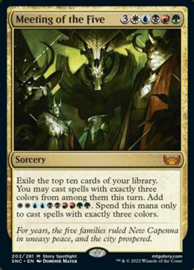 Meeting of the Five [Streets of New Capenna] | Devastation Store