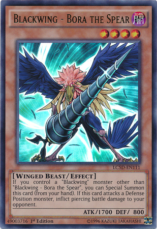 Blackwing - Bora the Spear [LC5D-EN111] Ultra Rare | Devastation Store