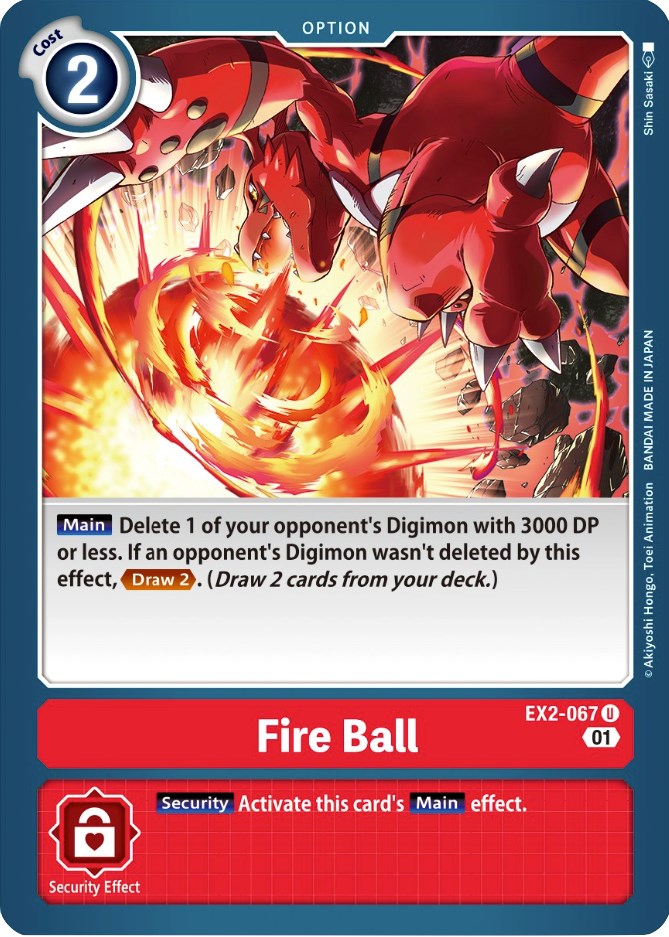 Fire Ball [EX2-067] [Digital Hazard] | Devastation Store