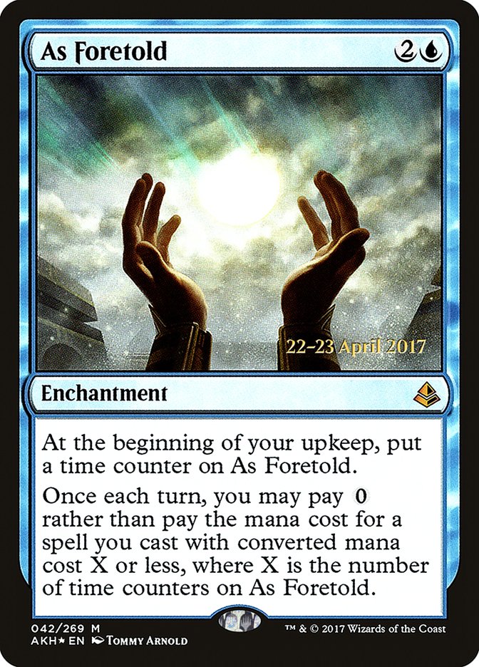 As Foretold  [Amonkhet Prerelease Promos] - Devastation Store | Devastation Store