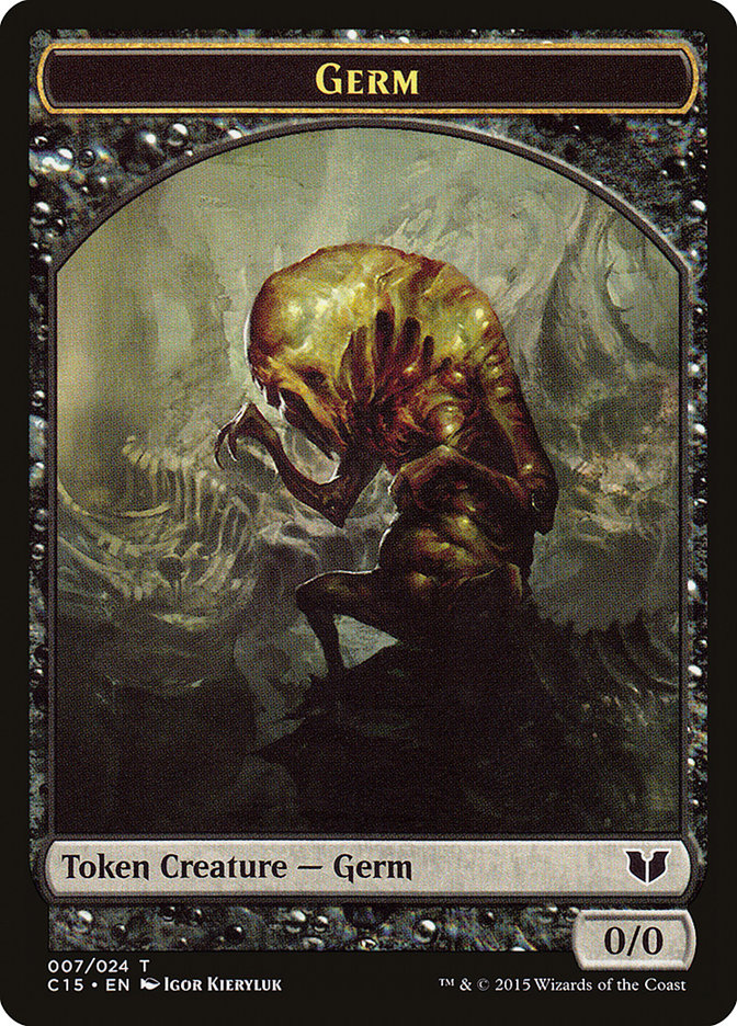 Germ // Zombie Double-Sided Token [Commander 2015 Tokens] | Devastation Store