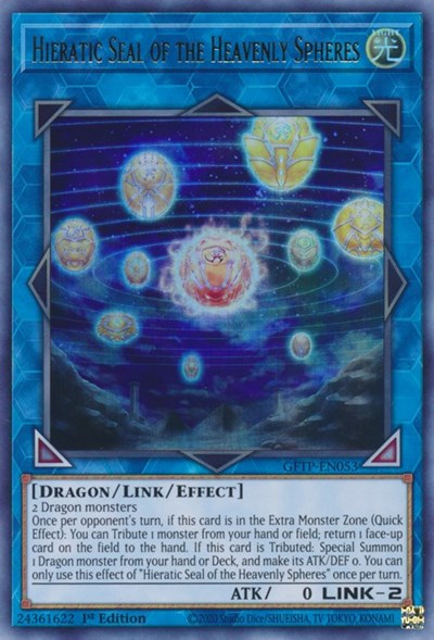 Hieratic Seal of the Heavenly Spheres [GFTP-EN053] Ultra Rare | Devastation Store