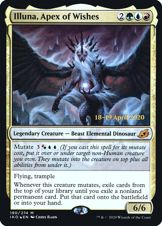 Illuna, Apex of Wishes  [Ikoria: Lair of Behemoths Prerelease Promos] | Devastation Store