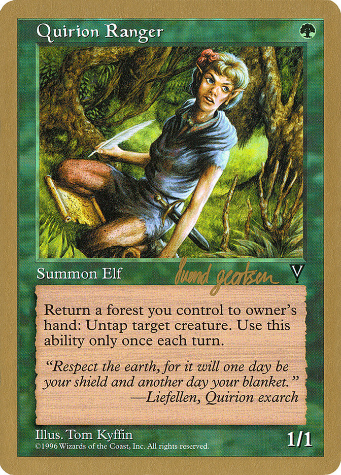 Quirion Ranger (Svend Geertsen) [World Championship Decks 1997] | Devastation Store