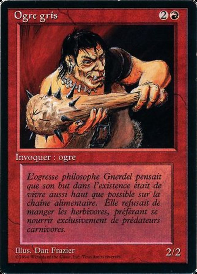 Gray Ogre [Foreign Black Border] | Devastation Store