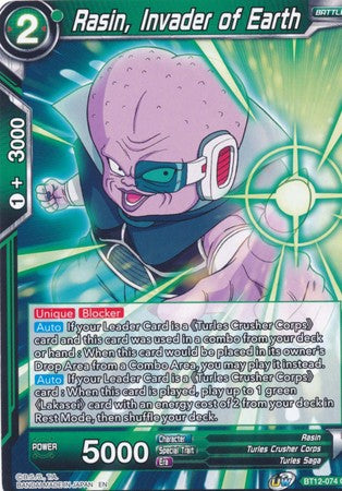 Rasin, Invader of Earth [BT12-074] | Devastation Store