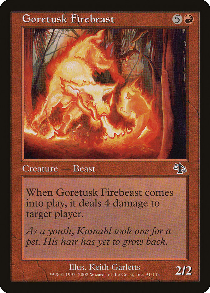 Goretusk Firebeast [Judgment] | Devastation Store