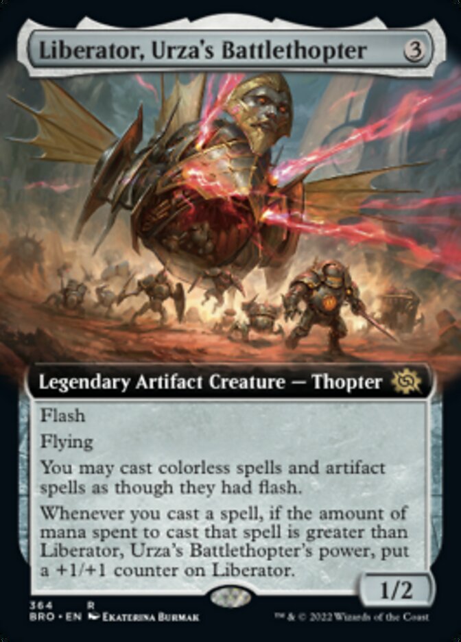 Liberator, Urza's Battlethopter (Extended Art) [The Brothers' War] | Devastation Store
