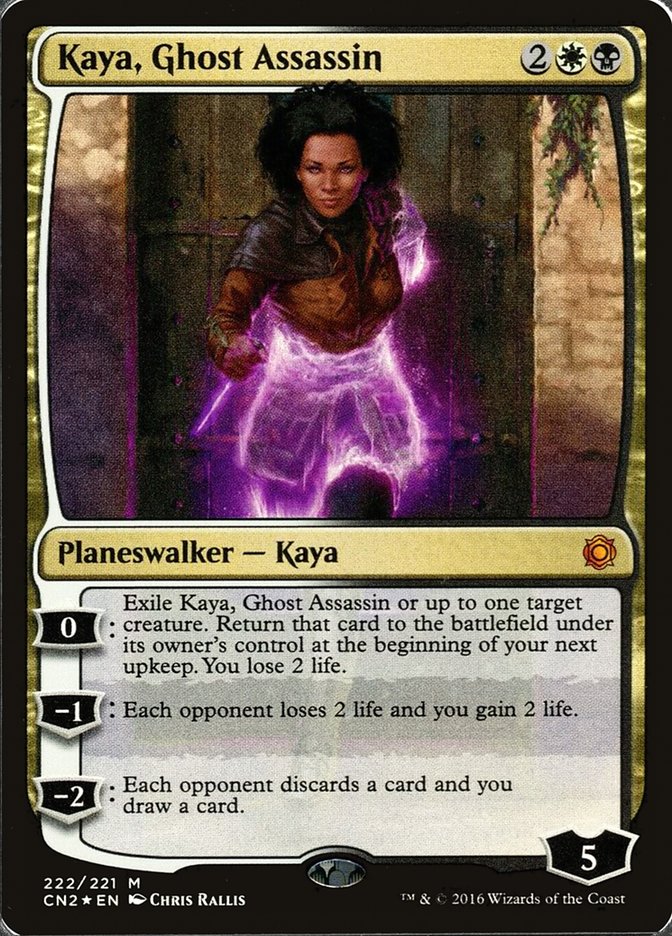 Kaya, Ghost Assassin (222/221) [Conspiracy: Take the Crown] | Devastation Store