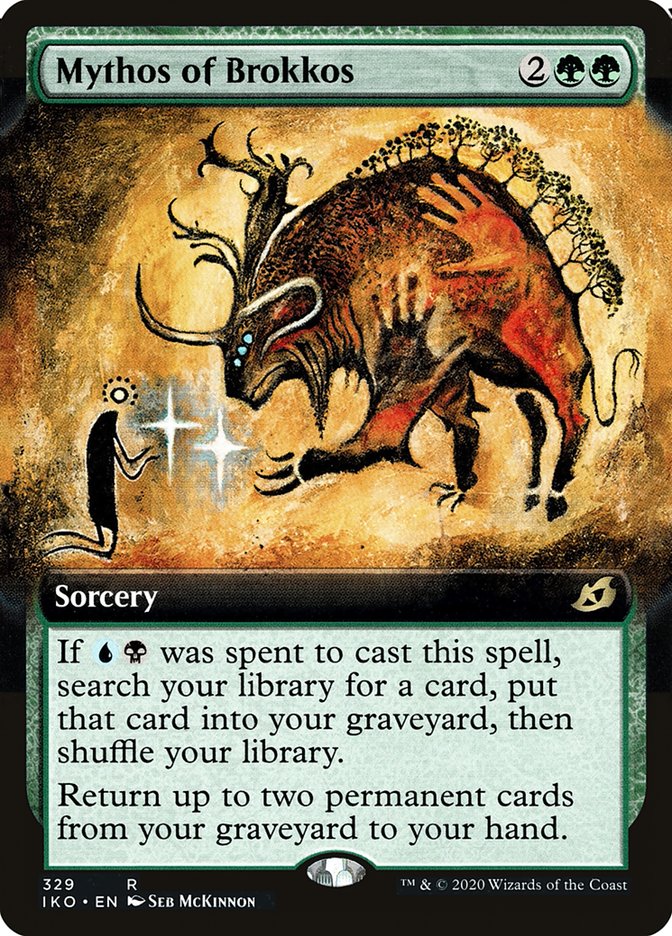 Mythos of Brokkos (Extended Art) [Ikoria: Lair of Behemoths] | Devastation Store