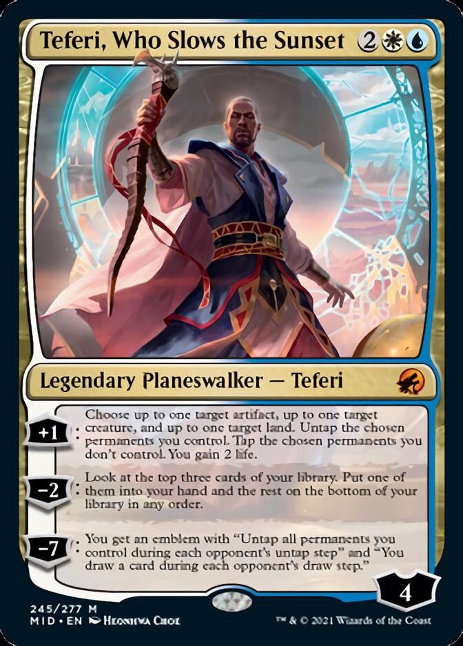 Teferi, Who Slows the Sunset [Innistrad: Midnight Hunt] | Devastation Store