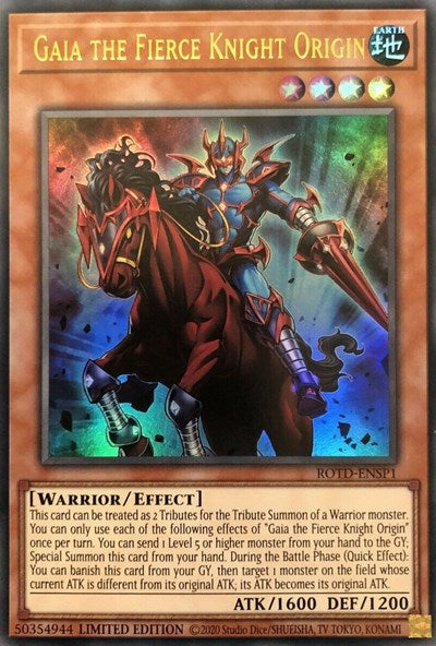 Gaia the Fierce Knight Origin [ROTD-ENSP1] Ultra Rare | Devastation Store