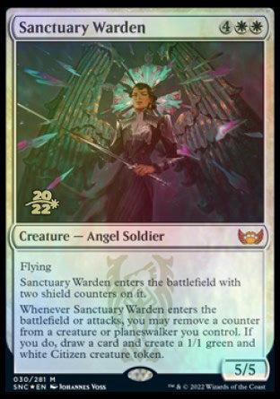 Sanctuary Warden [Streets of New Capenna Prerelease Promos] | Devastation Store