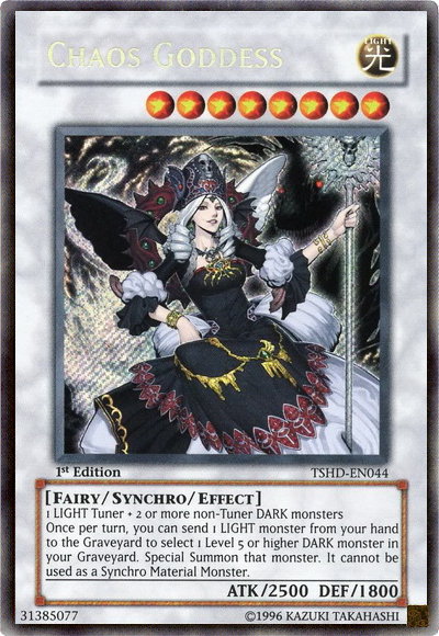 Chaos Goddess [TSHD-EN044] Secret Rare | Devastation Store