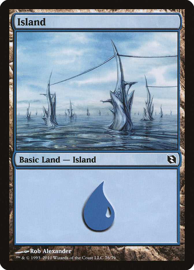 Island (76) [Duel Decks: Elspeth vs. Tezzeret] - Devastation Store | Devastation Store