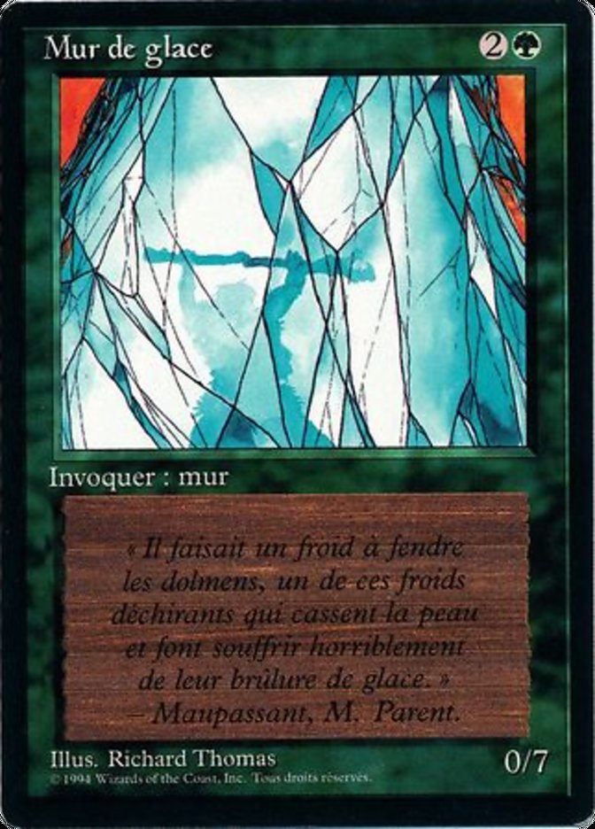 Wall of Ice [Foreign Black Border] | Devastation Store
