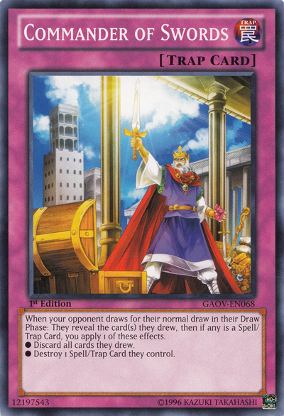 Commander of Swords [GAOV-EN068] Common | Devastation Store