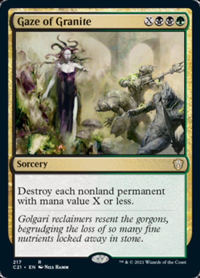 Gaze of Granite [Commander 2021] | Devastation Store