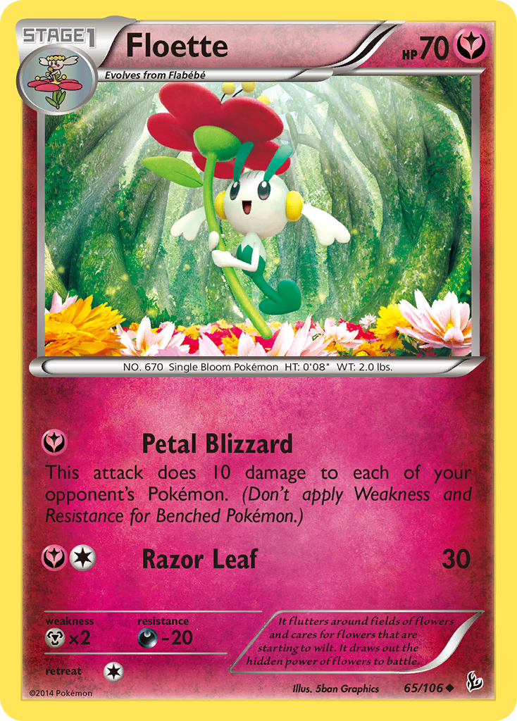 Floette (65/106) [XY: Flashfire] | Devastation Store