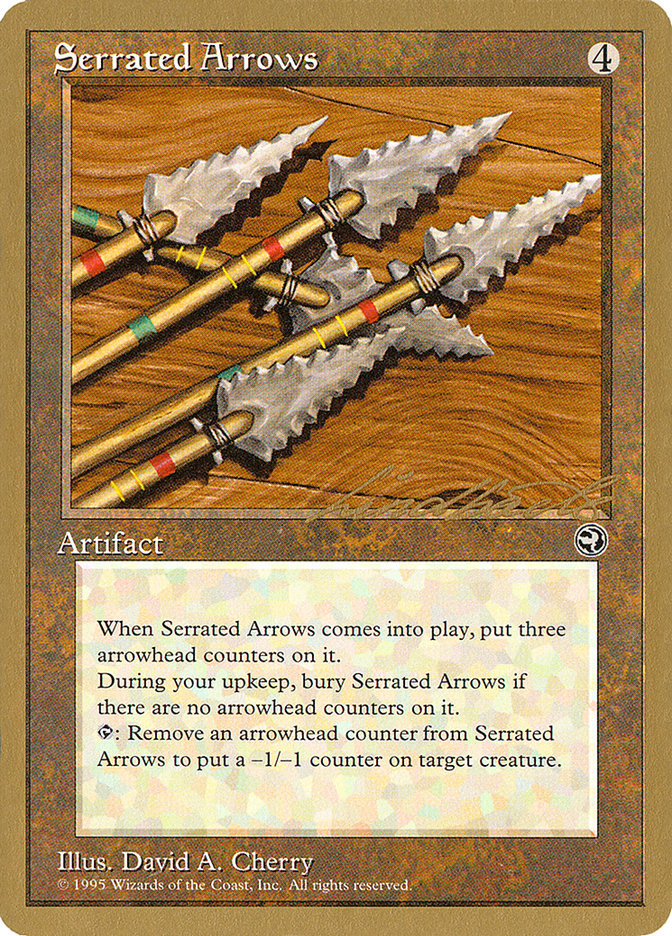 Serrated Arrows (Leon Lindback) [Pro Tour Collector Set] | Devastation Store