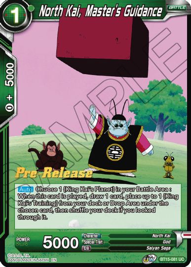 North Kai, Master's Guidance (BT15-081) [Saiyan Showdown Prerelease Promos] | Devastation Store