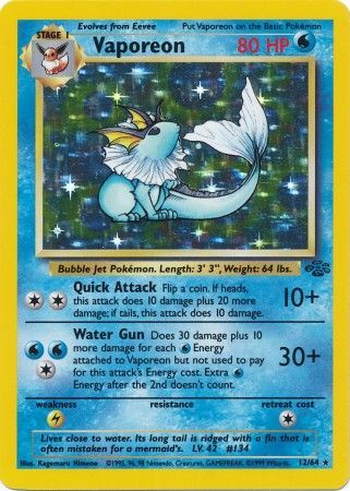 Vaporeon (12/64) [Jungle Unlimited] | Devastation Store