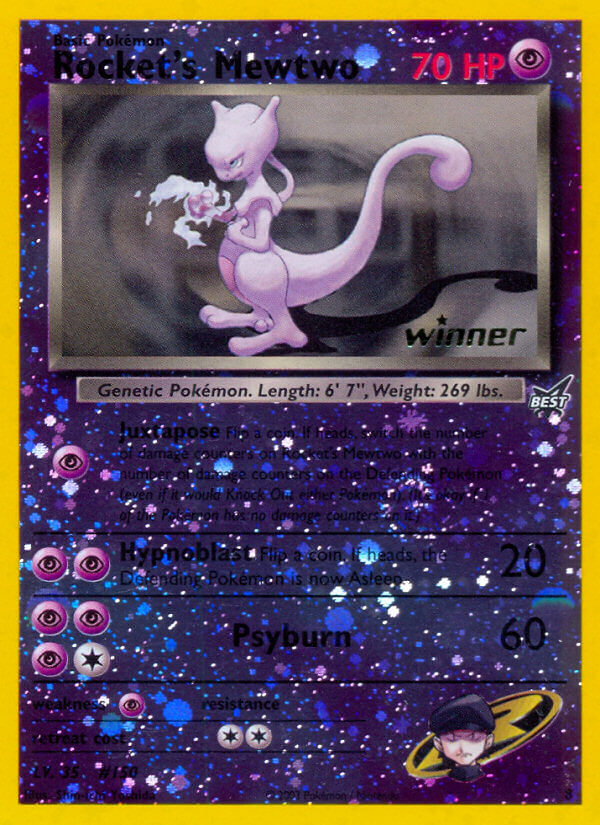 Rocket's Mewtwo (8) [Best of Promos] | Devastation Store