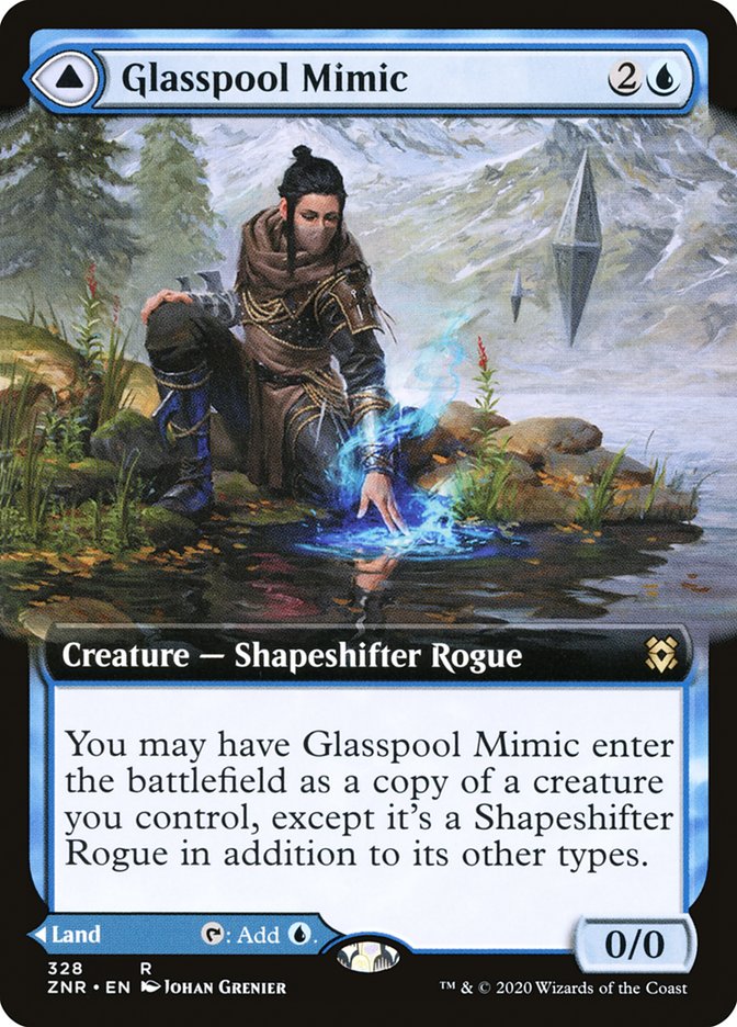 Glasspool Mimic // Glasspool Shore (Extended) [Zendikar Rising] | Devastation Store