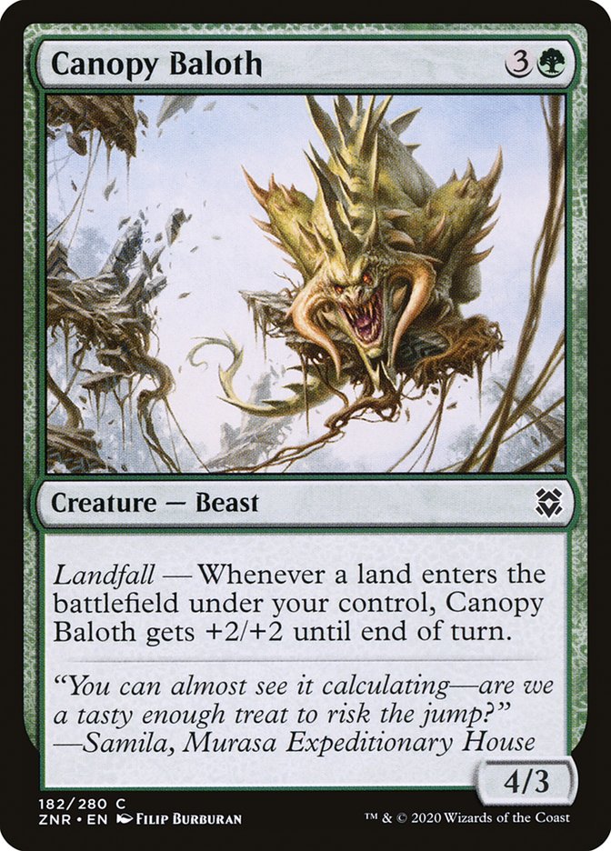 Canopy Baloth [Zendikar Rising] | Devastation Store