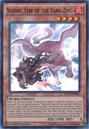 Suanni, Fire of the Yang Zing [MP15-EN083] Super Rare | Devastation Store