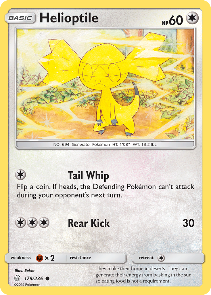 Helioptile (179/236) [Sun & Moon: Cosmic Eclipse] | Devastation Store