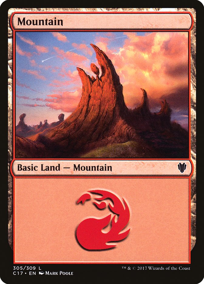Mountain (305) [Commander 2017] - Devastation Store | Devastation Store