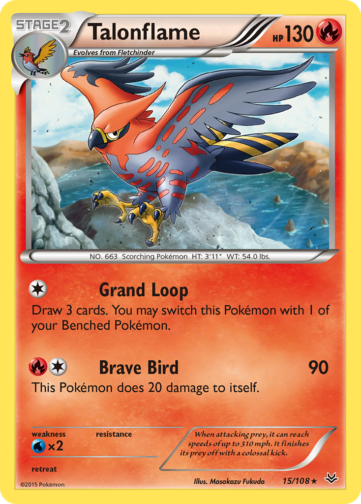 Talonflame (15/108) [XY: Roaring Skies] | Devastation Store