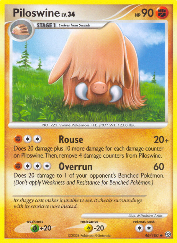 Piloswine (46/100) [Diamond & Pearl: Stormfront] | Devastation Store