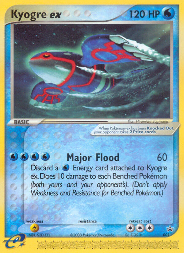 Kyogre ex (001) [Nintendo: Black Star Promos] | Devastation Store