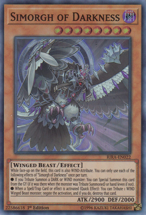 Simorgh of Darkness [RIRA-EN022] Super Rare | Devastation Store