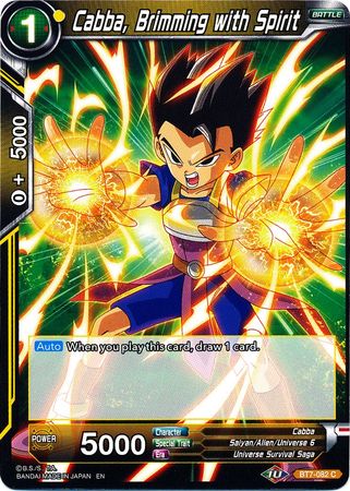 Cabba, Brimming with Spirit [BT7-082] | Devastation Store