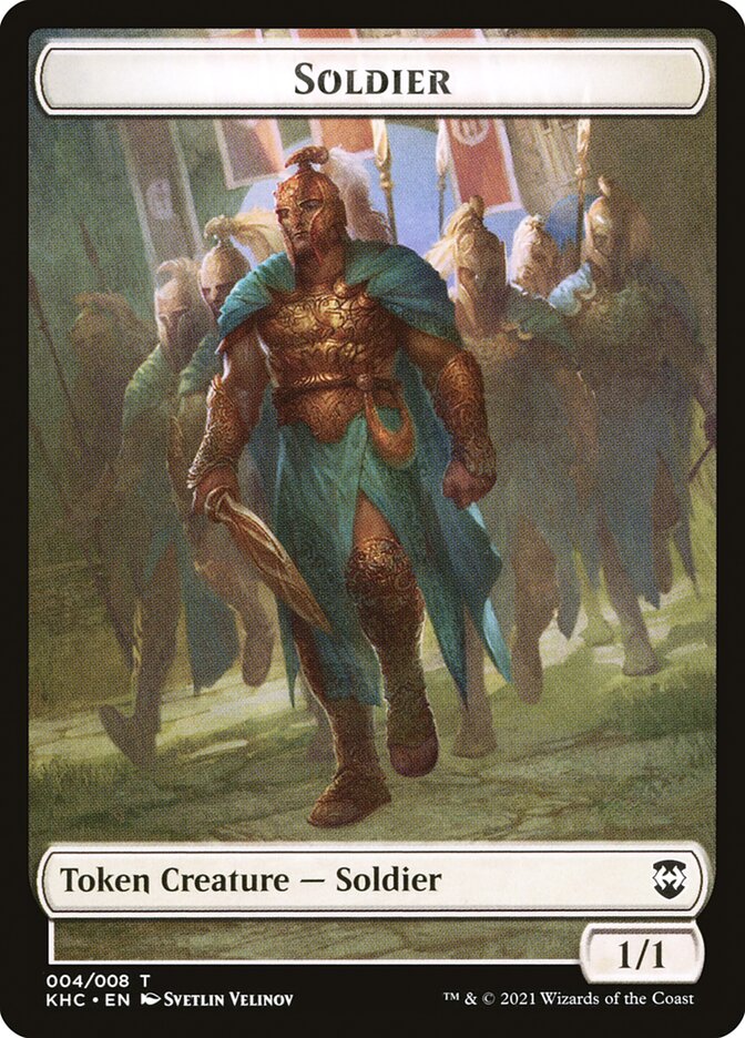 Bird (005) // Soldier Double-sided Token [Kaldheim Commander Tokens] | Devastation Store
