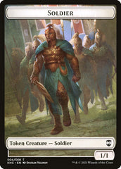 Bird (005) // Soldier Double-sided Token [Kaldheim Commander Tokens] | Devastation Store
