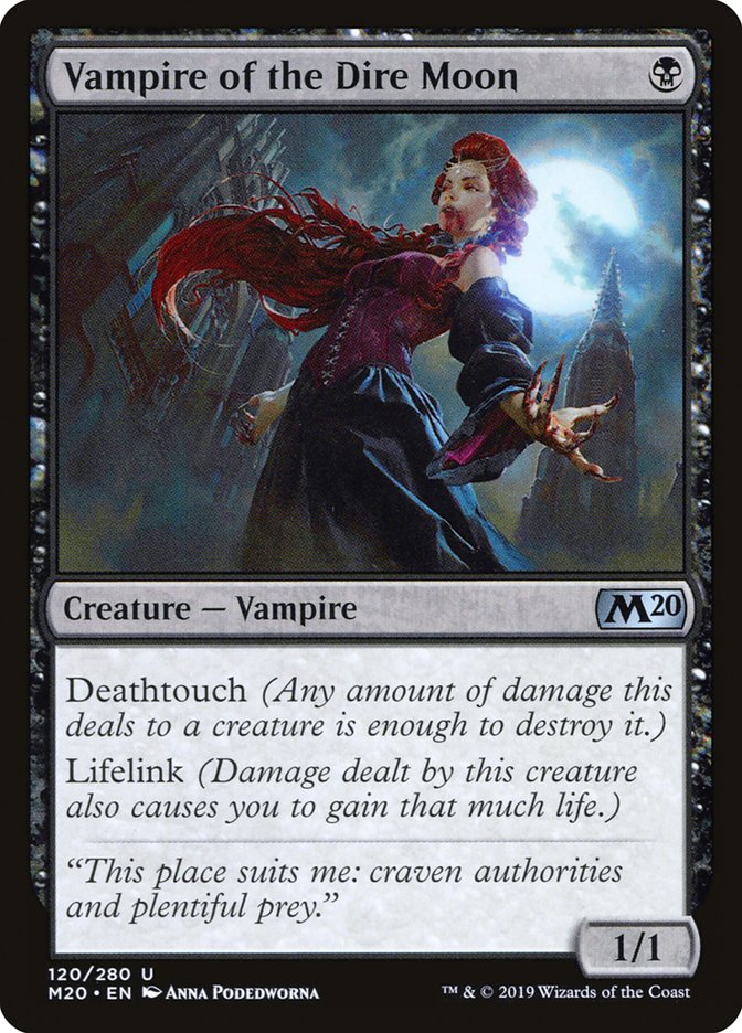 Vampire of the Dire Moon [Core Set 2020] | Devastation Store