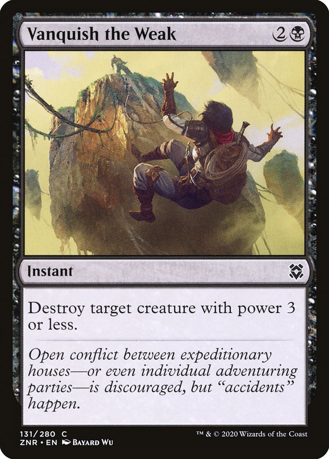 Vanquish the Weak [Zendikar Rising] | Devastation Store