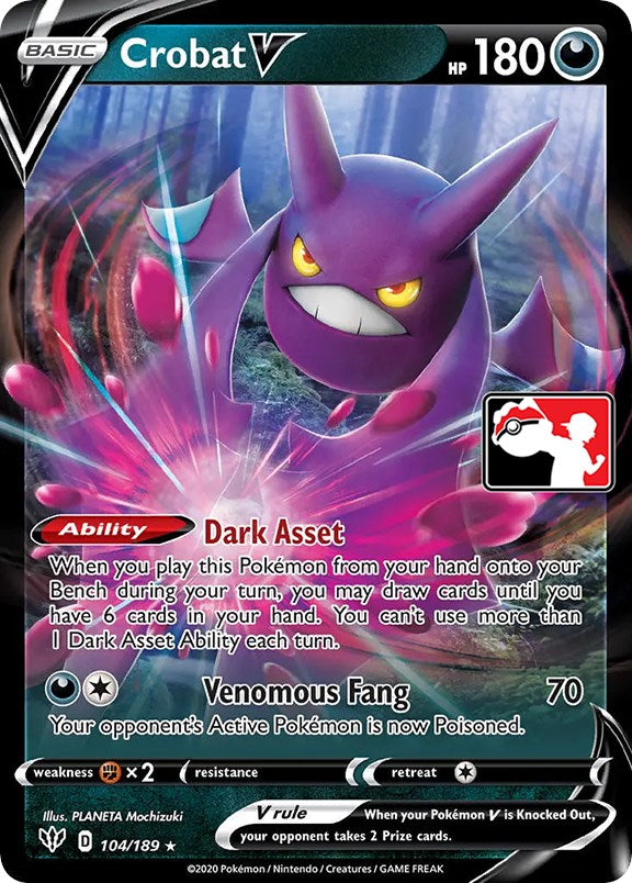 Crobat V (104/189) [Prize Pack Series One] | Devastation Store