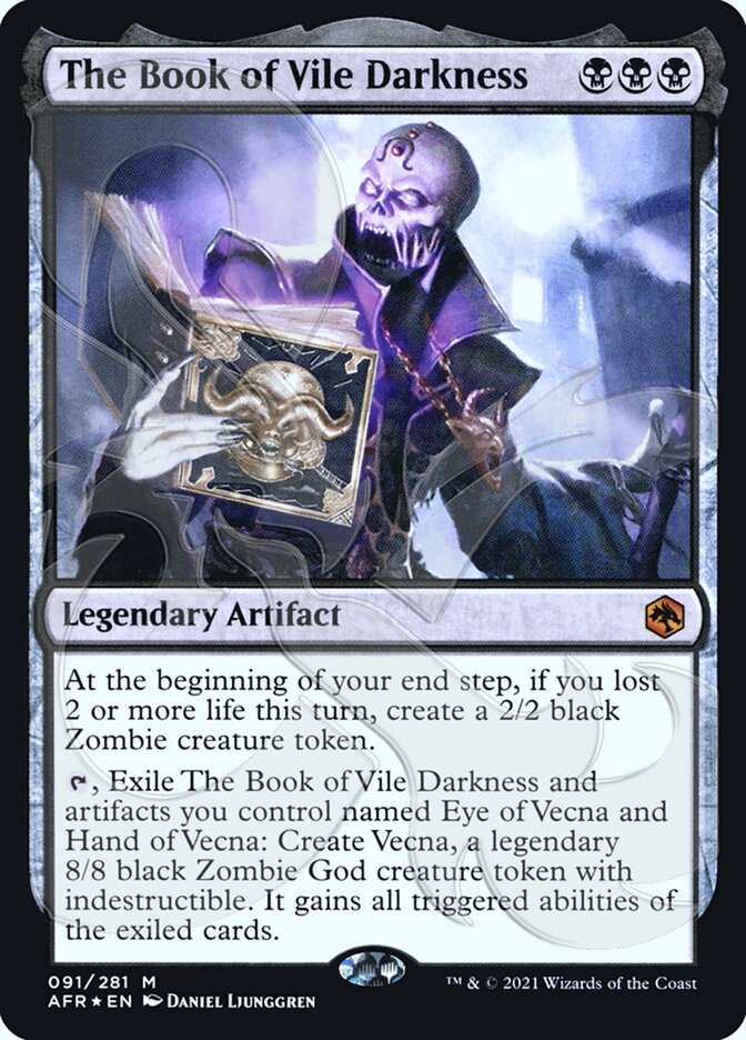 The Book of Vile Darkness (Ampersand Promo) [Dungeons & Dragons: Adventures in the Forgotten Realms Promos] | Devastation Store