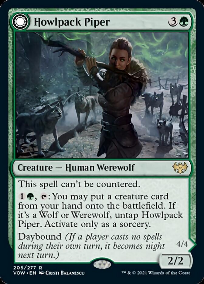 Howlpack Piper // Wildsong Howler [Innistrad: Crimson Vow] | Devastation Store